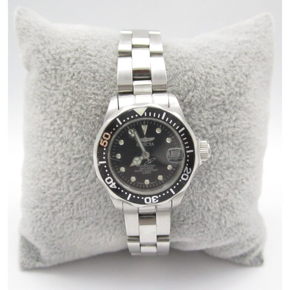 Women‎ Invicta Professional Quartz WR Analog 24mm Watch (H847) "New Battery"